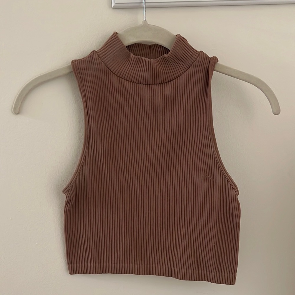 Zara turtleneck tank top